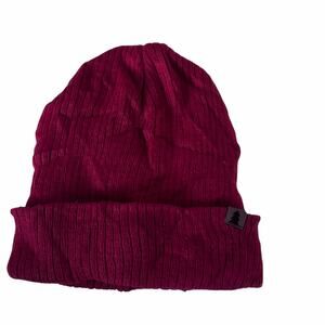 George Orange Fleece Lined Ribbed Beanie - One Size